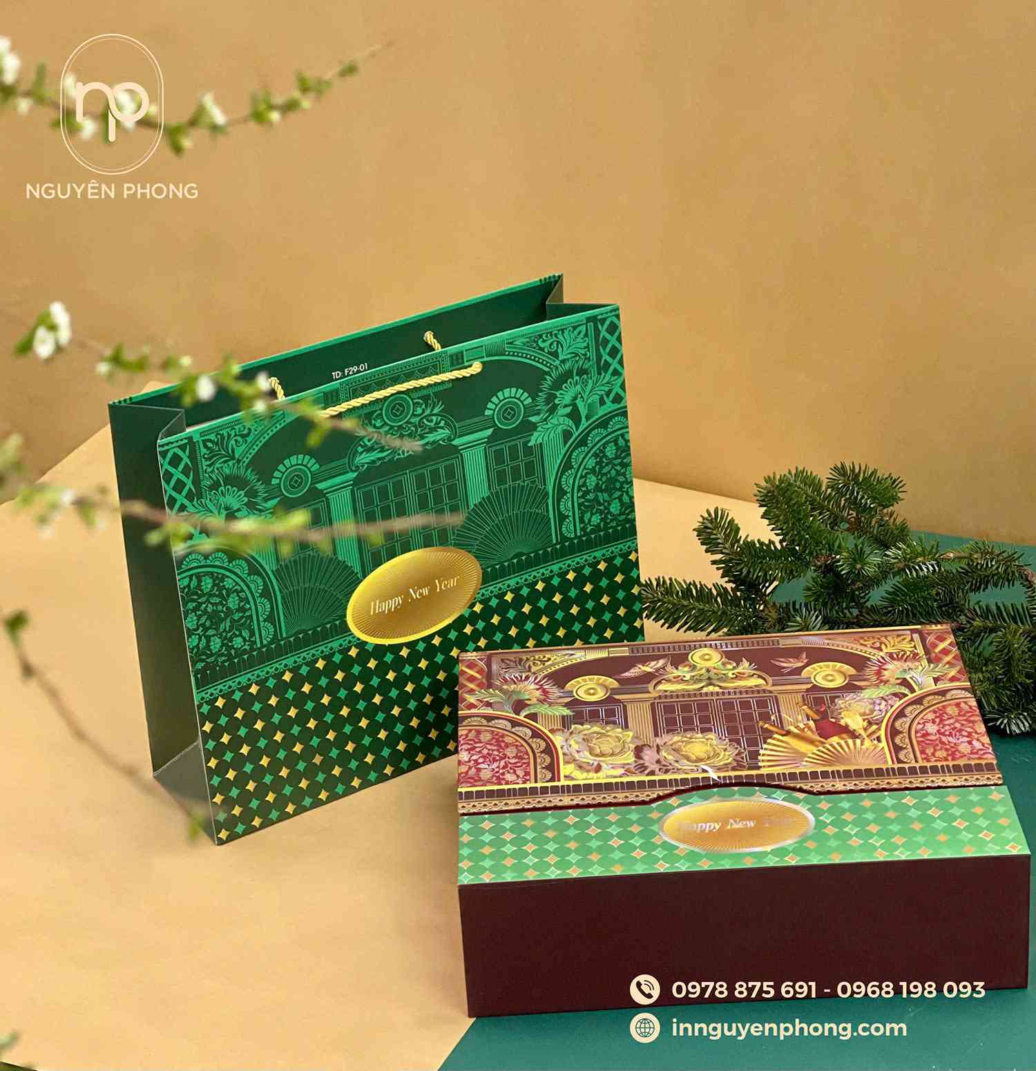 Mẫu in túi giấy theo yêu cầu